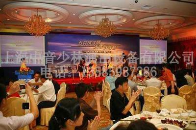 专业会务服务 上海中音少林的灯光音响出租与布置